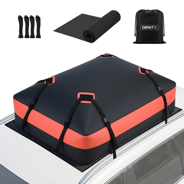 Giantz 15 Cubic Feet Waterproof Roof Top Cargo Bag Universal Car Roof Luggage Carrier - Image 9