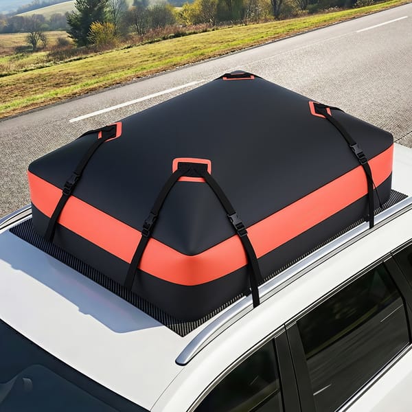 Giantz 15 Cubic Feet Waterproof Roof Top Cargo Bag Universal Car Roof Luggage Carrier - Image 2