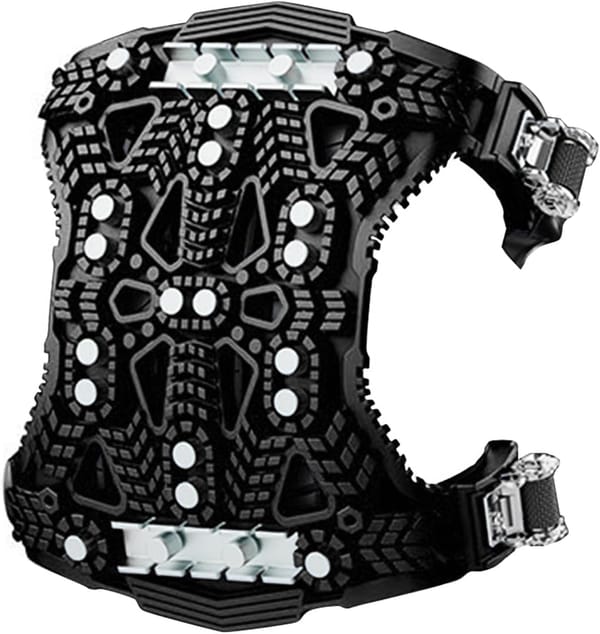 Universal Anti-Slip Snow Chains for Car Tyres Steel Plate Ice Snow Chain with Fitting Kit - Image 2