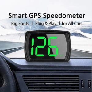 GPS HUD Digital Speedometer Plug & Play Speed Display KMH MPH for All Cars