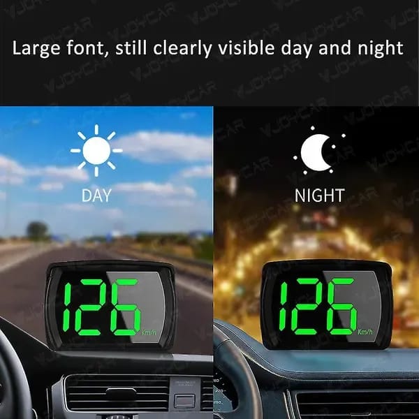 GPS HUD Digital Speedometer Plug & Play Speed Display KMH MPH for All Cars - Image 3