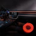 3M USB LED Car Interior Strip Light Neon Ambient Lighting Kit Red Dashboard Trim - Image 5