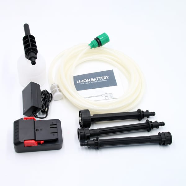 21V Cordless High Pressure Washer Portable Power Cleaner with 3-in-1 Nozzle & Battery - Image 11