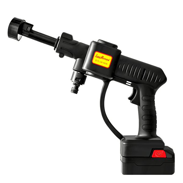 21V Cordless High Pressure Washer Portable Power Cleaner with 3-in-1 Nozzle & Battery - Image 2