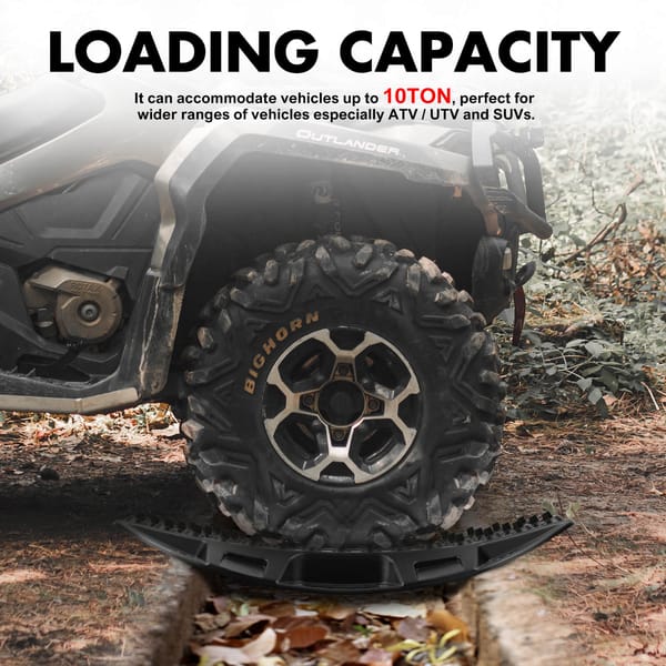 X-BULL Mini Recovery Tracks 4WD 4x4 Off Road Traction Boards Sand Mud Snow Black Pair - Image 4