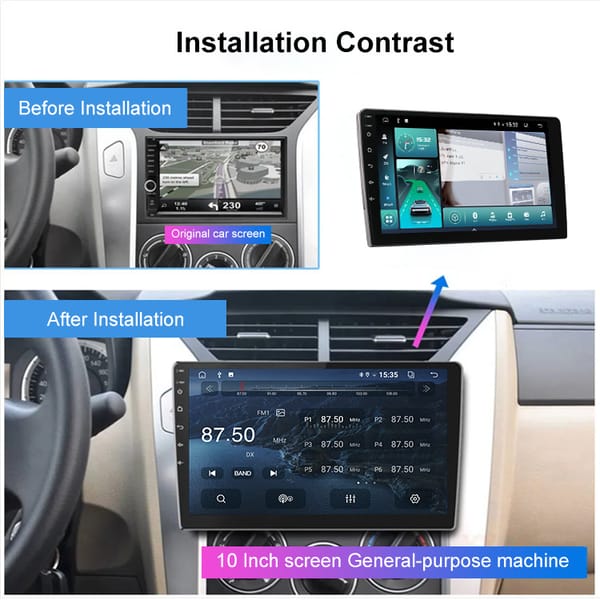 7 Inch Carplay Car Mp5 Player + 4 Light Camera - C7001 - Image 5
