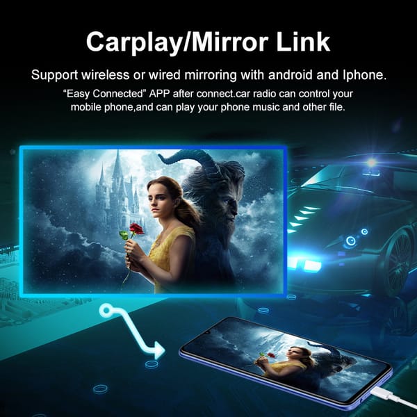 7 Inch Carplay Car Mp5 Player + 4 Light Camera - C7001 - Image 12