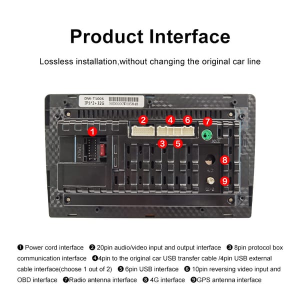 7 Inch Carplay Car Mp5 Player + 4 Light Camera - C7001 - Image 14