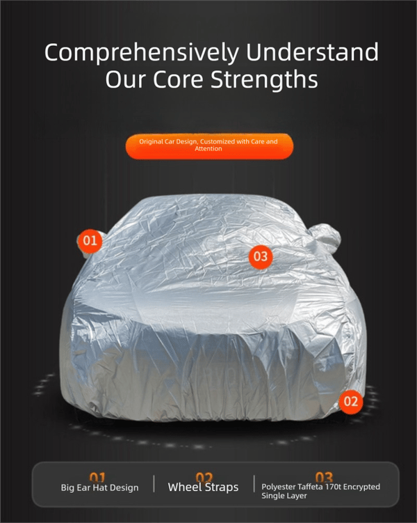 Heavy Duty Off Road Vehicle Cover YXL 170T Waterproof UV Resistant All Weather Cover - Image 3