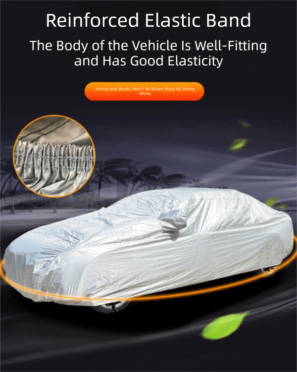 YXXL Off Road Vehicle Cover Silver 170T Waterproof All Weather Car Cover 510 x 200 x 185cm - Image 4