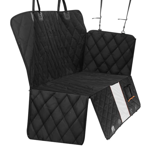 Waterproof Dog Car Seat Cover Hammock Non-Slip Pet Seat Protector with Seat Belt - Image 7