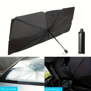 Car Windshield Sun Shade UV Protector Foldable Heat Blocker Front Windscreen Sunshade