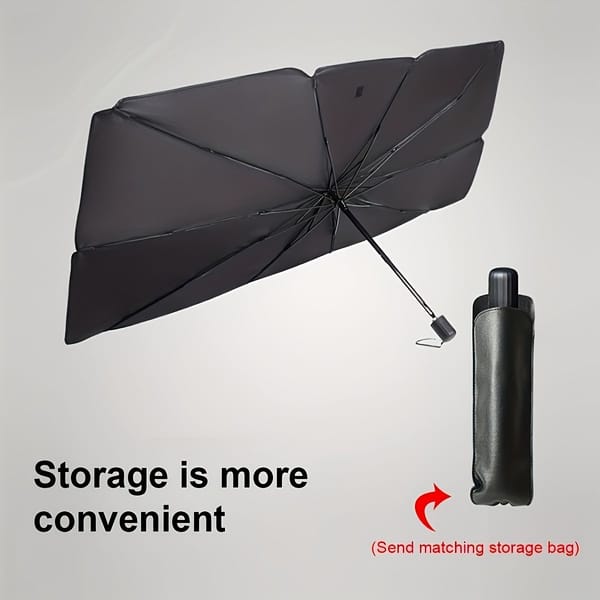 Car Windshield Sun Shade UV Protector Foldable Heat Blocker Front Windscreen Sunshade - Image 3
