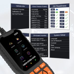 V520 OBD2 Car Scanner Diagnostic Tool OBDII EOBD Engine Fault Code Reader