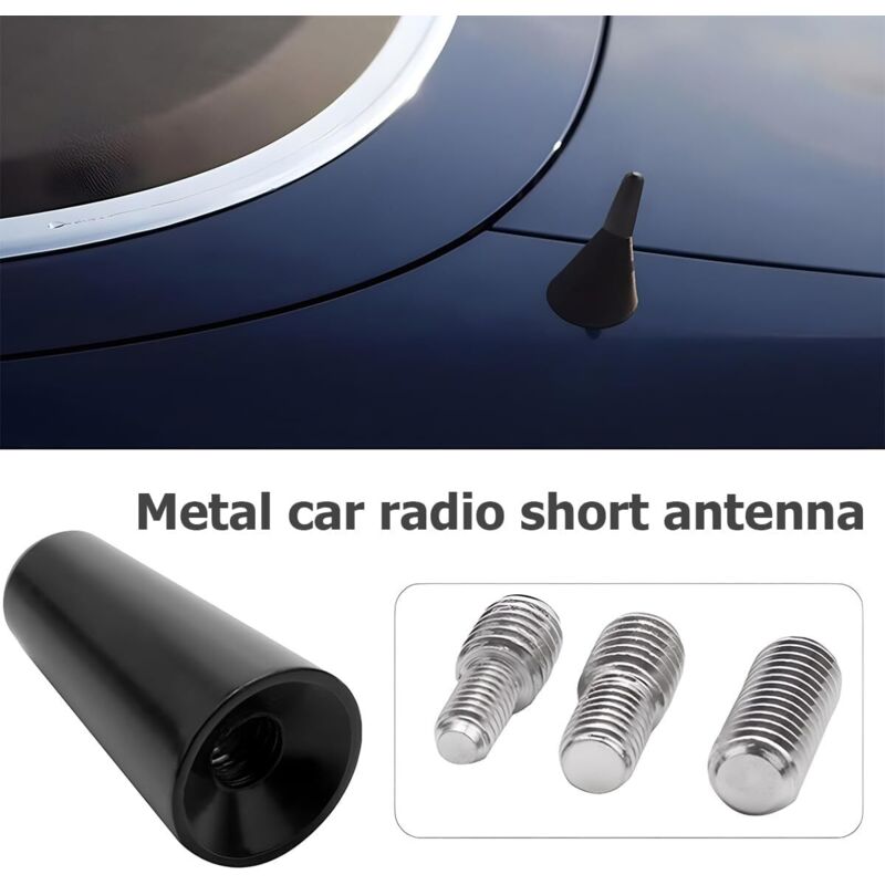 Universal Short Car Antenna 3cm Amplified Radio Aerial Roof Mast for Cars