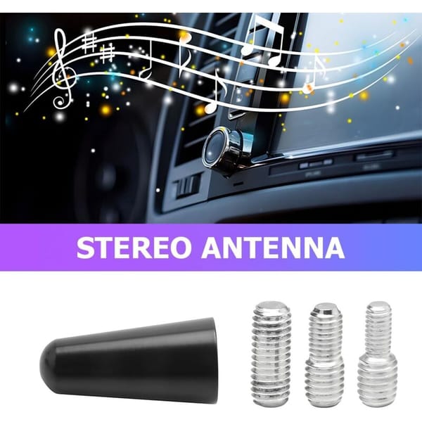 Universal Short Car Antenna 3cm Amplified Radio Aerial Roof Mast for Cars - Image 4