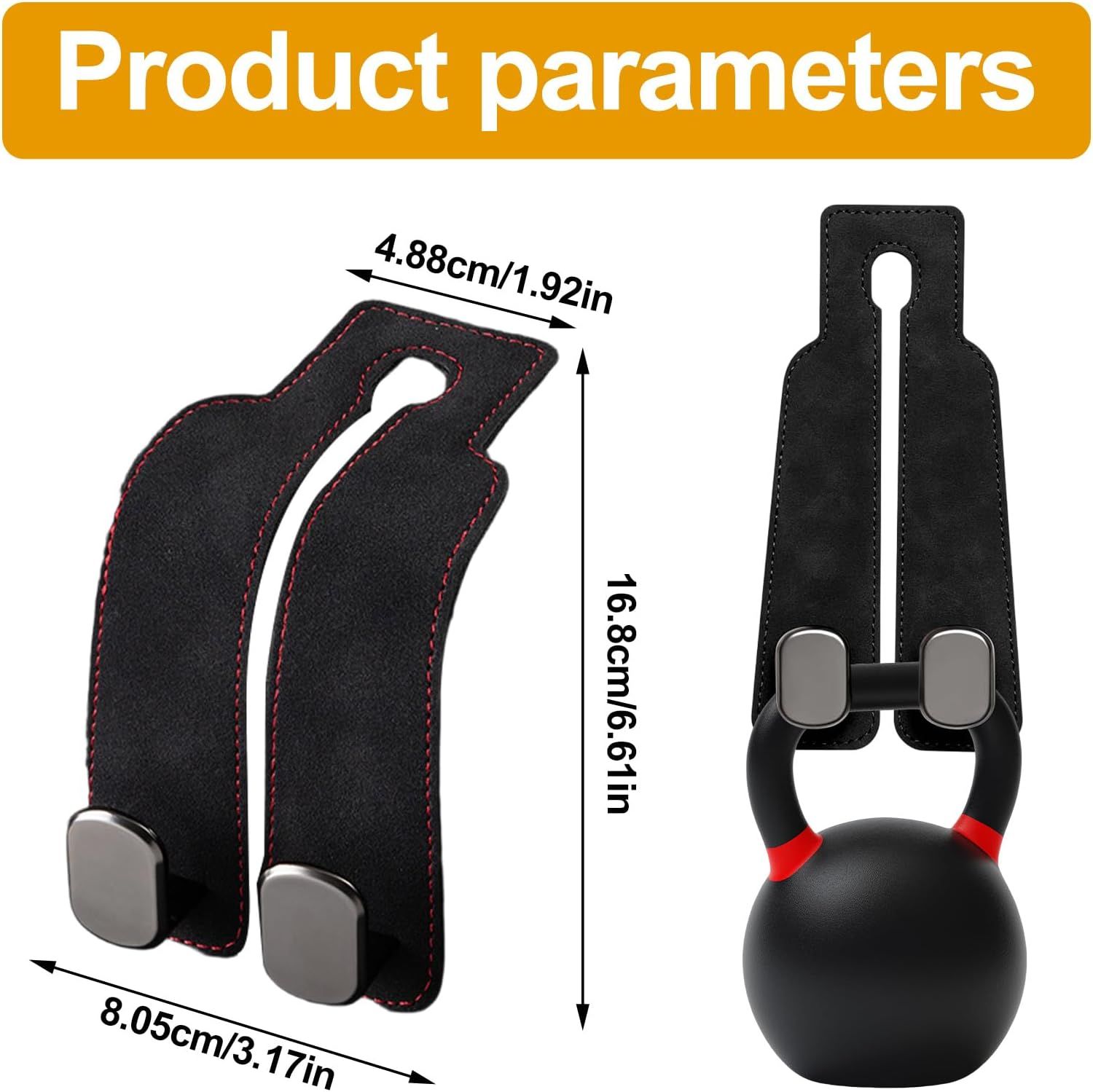 2 Pack Car Headrest Hooks Heavy Duty Seat Back Organiser Purse Bag Grocery Holder Black
