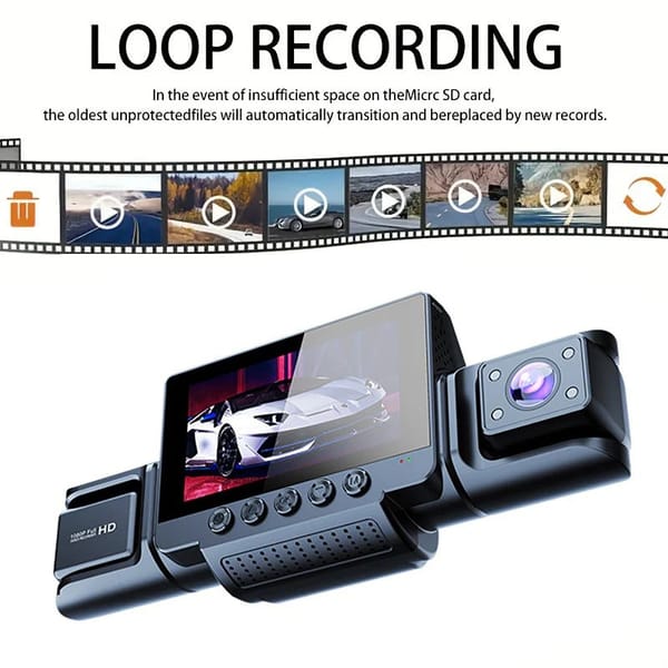 4 Channel 5G WiFi Dash Cam FHD 1080P 170° Wide Angle Car DVR with 64GB SD Card - Image 4