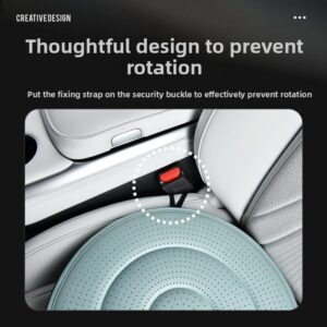 360° Rotating Car Seat Cushion 53cm Swivel Mobility Aid for Easy Vehicle Entry & Exit