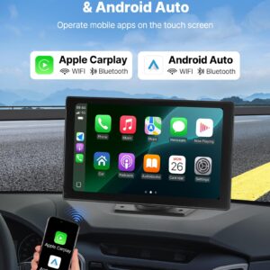 9" Car Stereo Apple CarPlay & Android Auto Touchscreen with Backup Camera