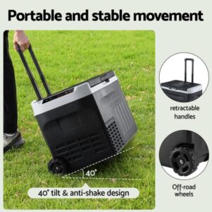 Glacio 30L Portable Fridge Freezer 12V/24V/240V Camping Car Caravan Cooler