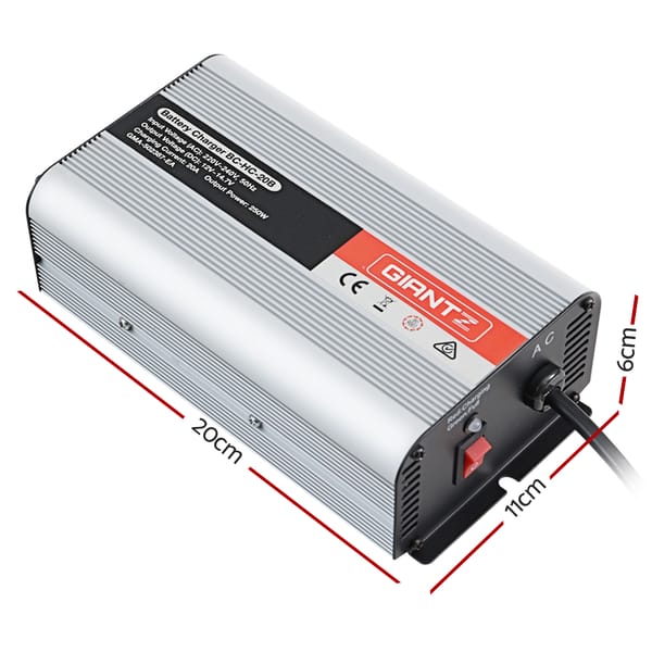 Giantz 12V 20A Smart Car Battery Charger Automatic Maintainer 4WD Boat Caravan - Image 5