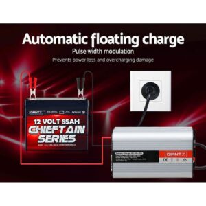Giantz 12V 20A Smart Car Battery Charger Automatic Maintainer 4WD Boat Caravan
