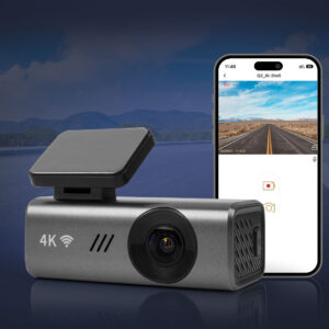4K WiFi Dash Cam Car DVR Recorder with Night Vision Voice Control & G-Sensor