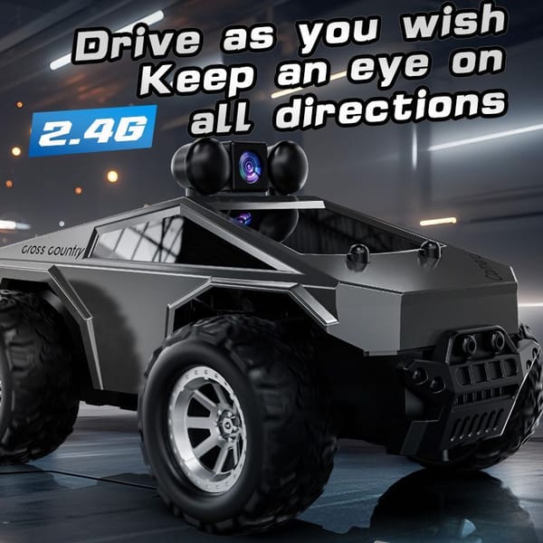KF29 FPV RC Truck with Camera 1:28 Scale 2.4GHz App Controlled Remote Control Car - Image 8