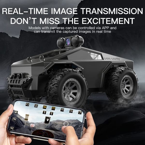 KF29 FPV RC Truck with Camera 1:28 Scale 2.4GHz App Controlled Remote Control Car - Image 7