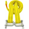 5T Heavy Duty Recovery Tow Strap 5m with Dual D-Ring Safety Hooks for Winch & Vehicle Recovery - Image 2