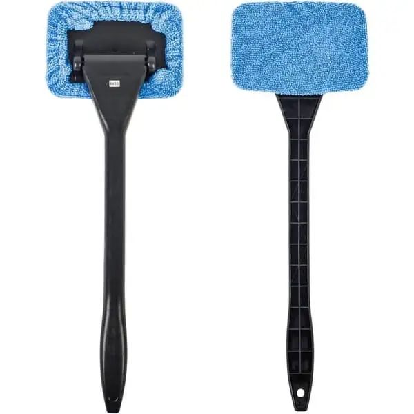 2 Pack Car Windscreen Cleaner Long Handle Microfibre Glass Cleaning Tool - Image 5