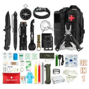 Tactical Emergency Survival Kit Camping Hiking Bushcraft SOS Outdoor Equipment
