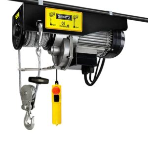Giantz Electric Hoist Winch 1000KG 240V 20M Wire Rope Remote Workshop Garage Lift