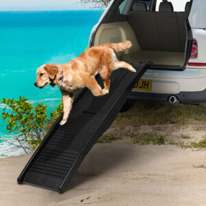 PaWz Foldable Dog Ramp for Car SUV Ute Pet Travel Stair Non-Slip Portable 75kg