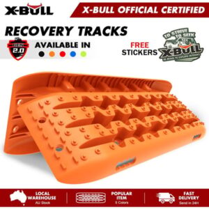 X-BULL Gen 2.0 Recovery Tracks 2 Pack 10T Sand Tracks Mud Snow Recovery Boards for 4WD Off Road Vehicles