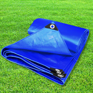 Manan Heavy Duty Waterproof Tarpaulin Tarp 200GSM 7.3 x 9.15m UV Camping Roof Cover