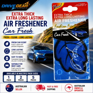 New Car Air Freshener Hanging – Extra Thick Long Lasting Fresh Scent – 1pce 2pce 5pce