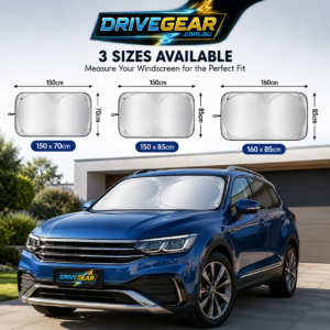 Car Windscreen Sun Shade Foldable Front Windshield UV Heat Protector – 3 Sizes
