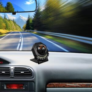 Car Dashboard Compass Ball Portable Navigation Compass for Car Boat Marine 4WD Caravan Outdoor Travel