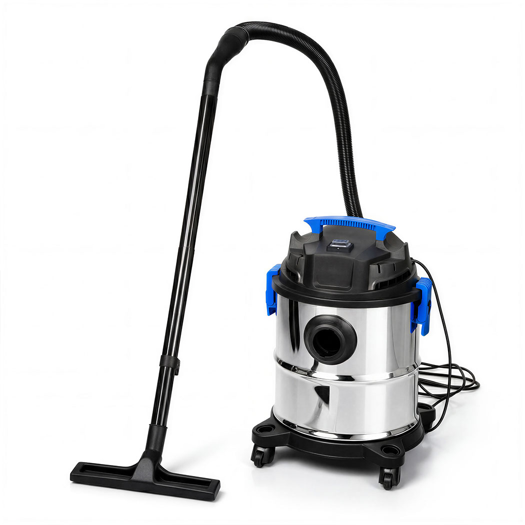 SPECTOR 20L Wet & Dry Vacuum Cleaner 1200W HEPA Filter Blower Stainless Steel Garage Workshop Home - Image 2