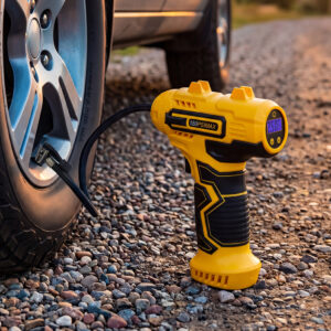 Traderight Cordless Tyre Inflator 150PSI Digital Air Compressor Pump 20L/Min