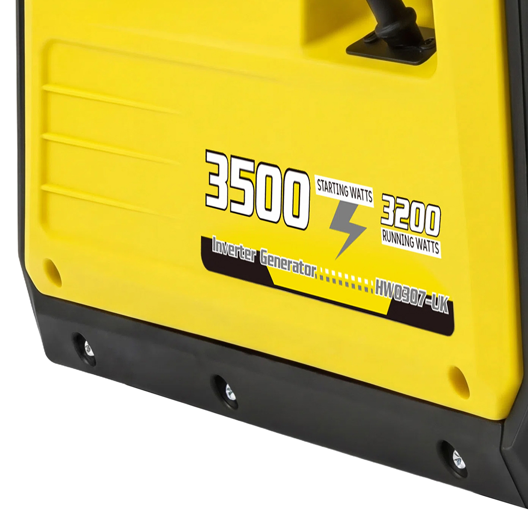 Traderight 3500W Petrol Inverter Generator Pure Sine Wave Portable Silent 149cc ECO Power Generator - Image 6
