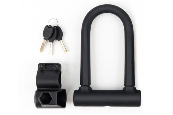 Heavy Duty Bike U-Lock Anti-Theft Bicycle Scooter Motorcycle Lock with 3 Keys & Mounting Bracket - Image 4