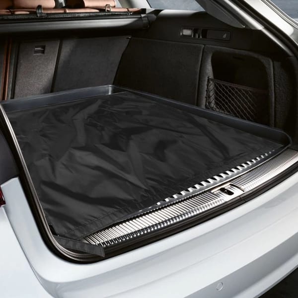 Black Oxford Car Boot Mat Cargo Liner 120 x 73cm Universal Trunk Protector - Image 6