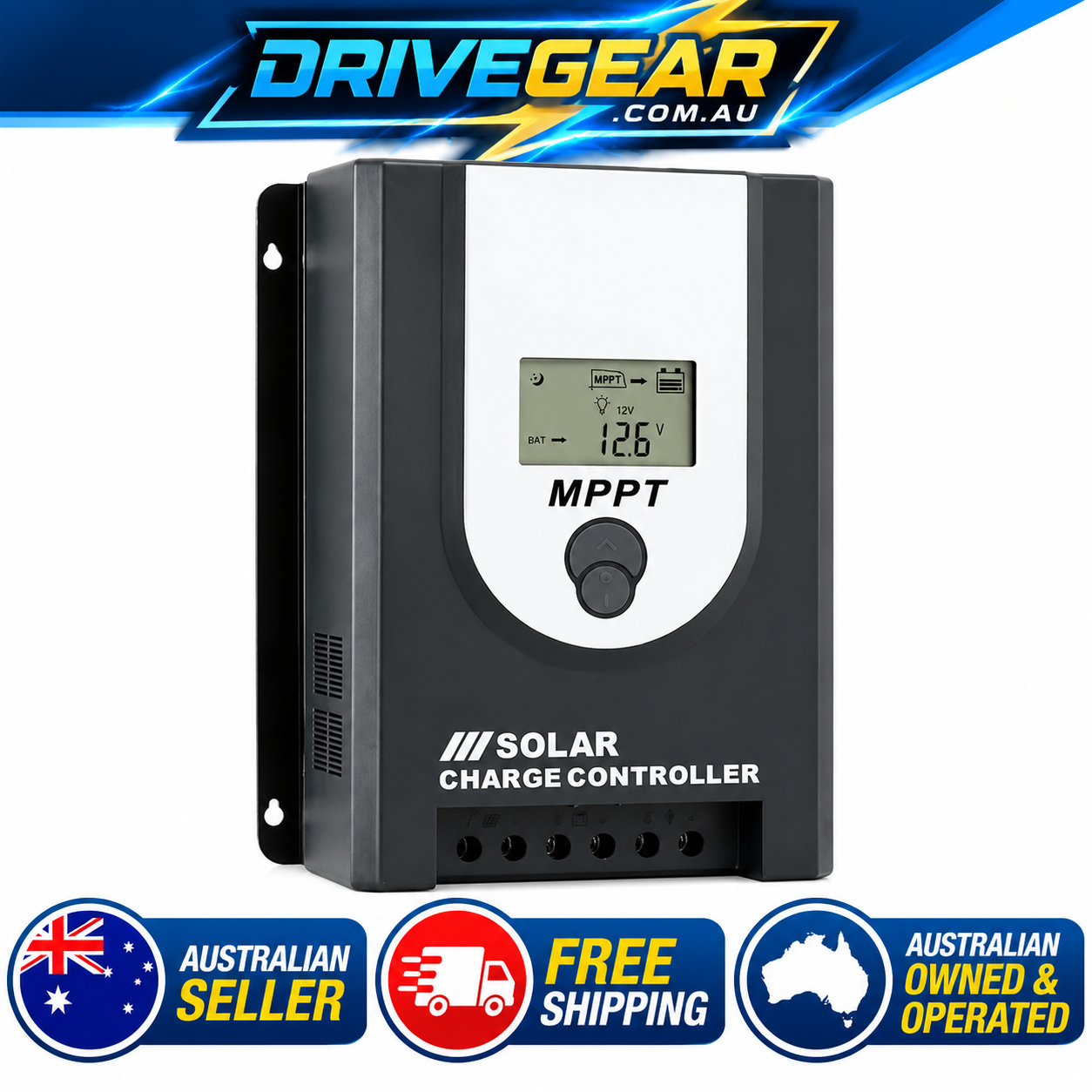 Giantz 50A MPPT Solar Charge Controller 12V/24V Bluetooth Battery Regulator