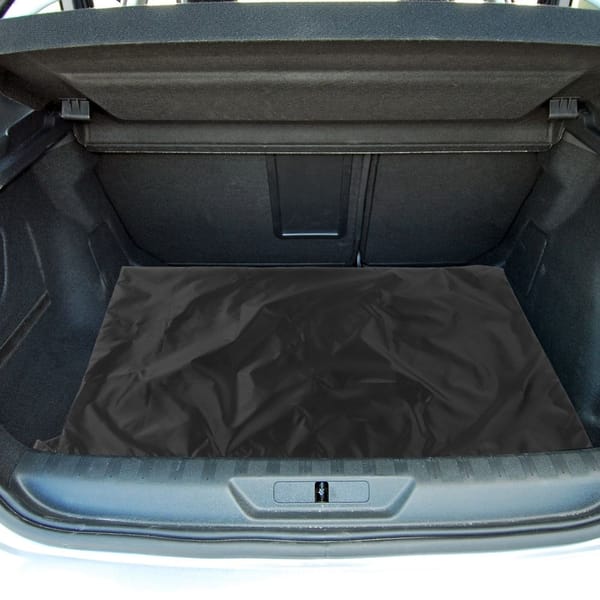 Black Oxford Car Boot Mat Cargo Liner 120 x 73cm Universal Trunk Protector - Image 5