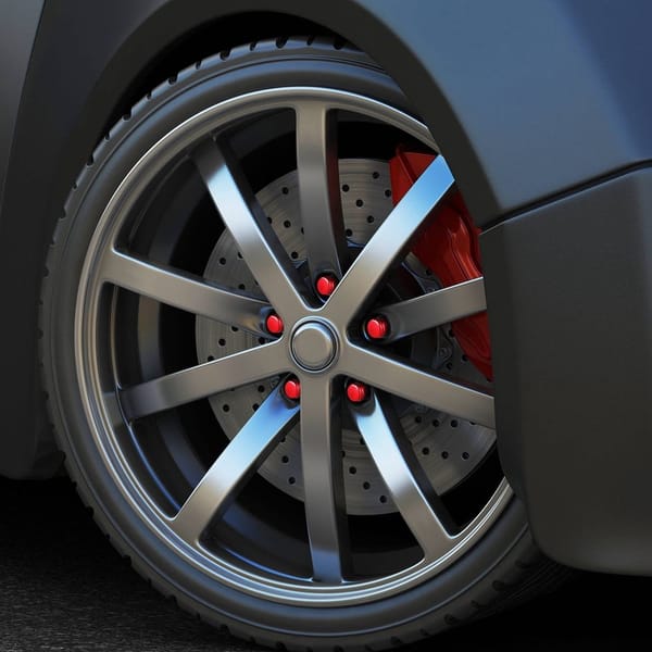 Red Wheel Nut Covers 12x1.5mm, 20Pcs Carbon Steel Lug Nut Caps for Car Wheels - Image 5