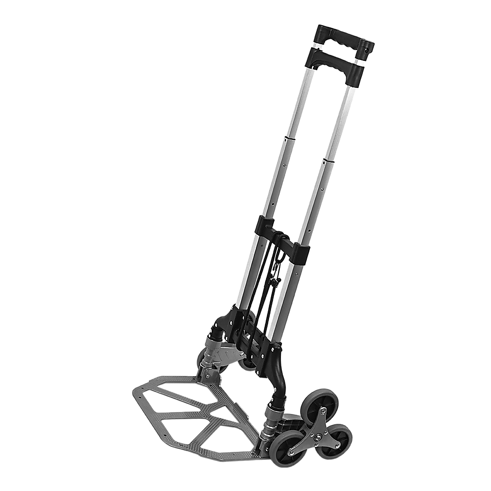 6-Wheel Stair Climbing Trolley – Folding Aluminium Hand Truck - Image 4