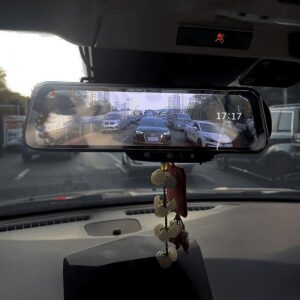 1080P Front & Rear Dash Camera with 10 Inch Screen – Car DVR Recorder with Night Vision